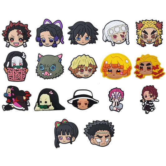 Demon Slayer Croc Charms