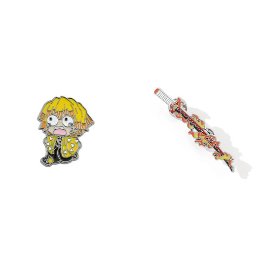 Cartoon character with a sword on a white background