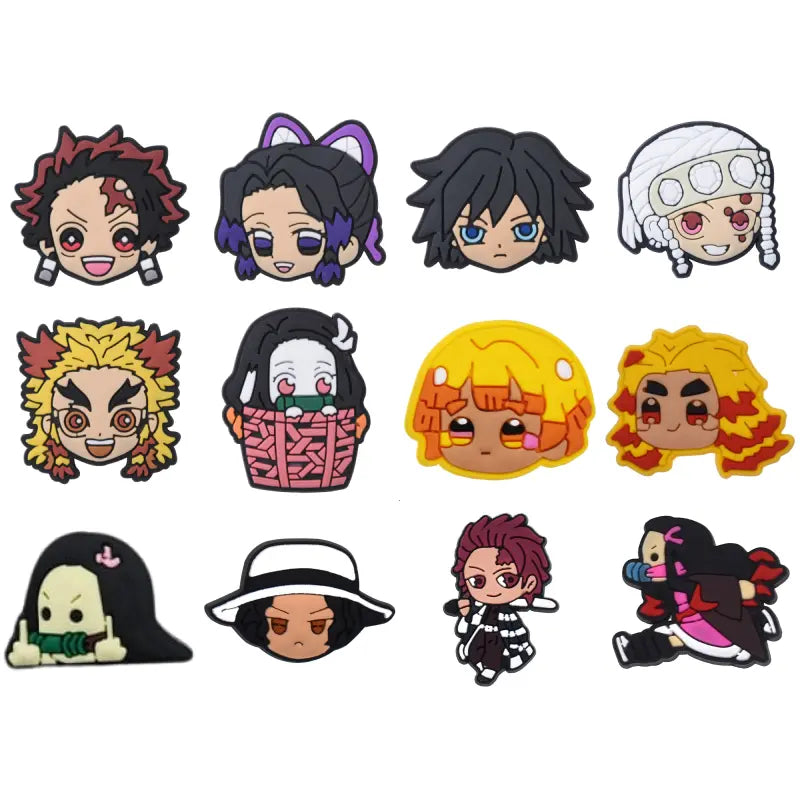 Demon Slayer Croc Charms