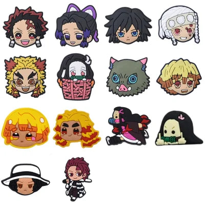 Demon Slayer Croc Charms