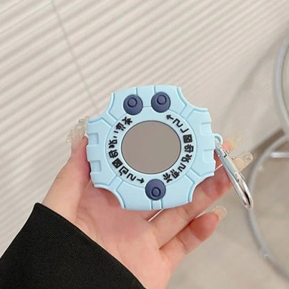 Digimon Digital Digivice Cover for Galaxy Buds Live and Galaxy Buds 2 and Galaxy Buds 2 Pro and Galaxy Buds FE and Galaxy Buds Pro