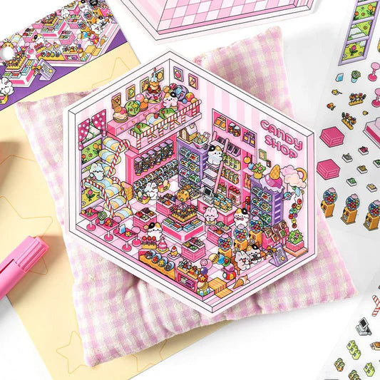 2.5D Candy Shop DIY PET Sticker Set | Small | Extreme