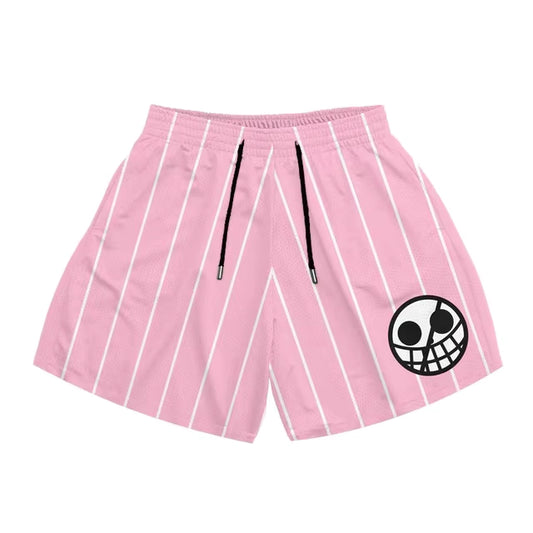 One Piece Doflamingo Breathable Mesh Shorts