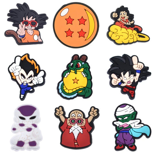 Dragon Ball Z Goku Vegeta Shenron Dragon Balls Piccolo Frieza Croc Charms for Crocs | Jibbitz