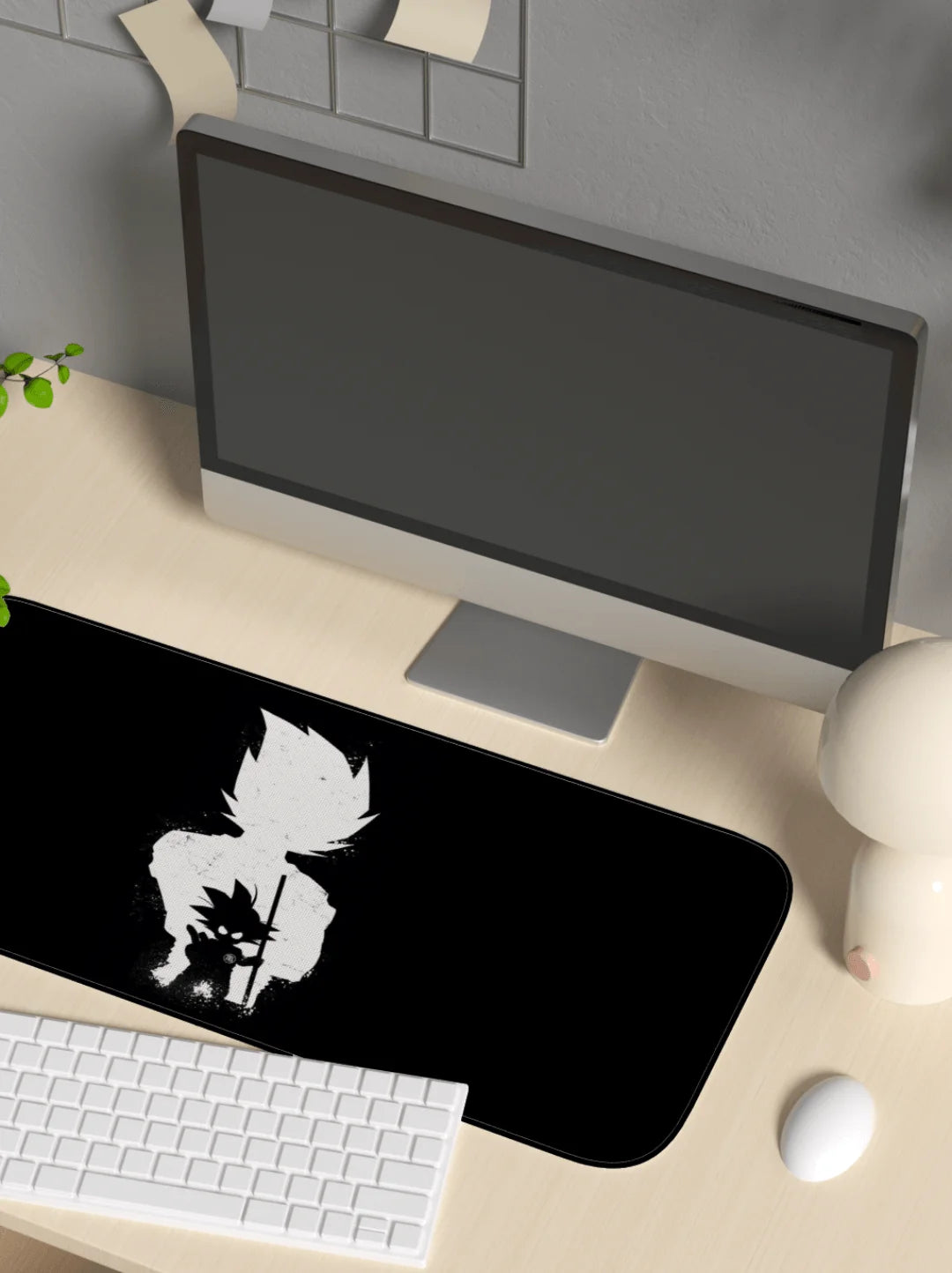 Goku and Vegeta DBZ Mousepad Size 70 by 30 cm