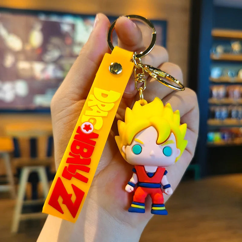 Son Goku Super Saiyan 3D PVC Kecyhain