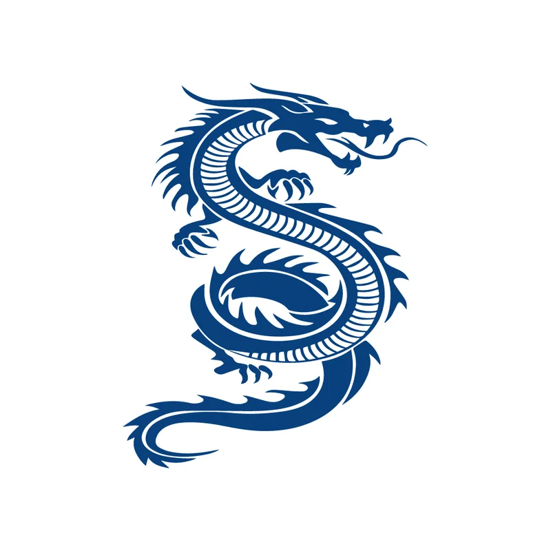 Dragon Small Semi-Permanent Jagua Tattoo
