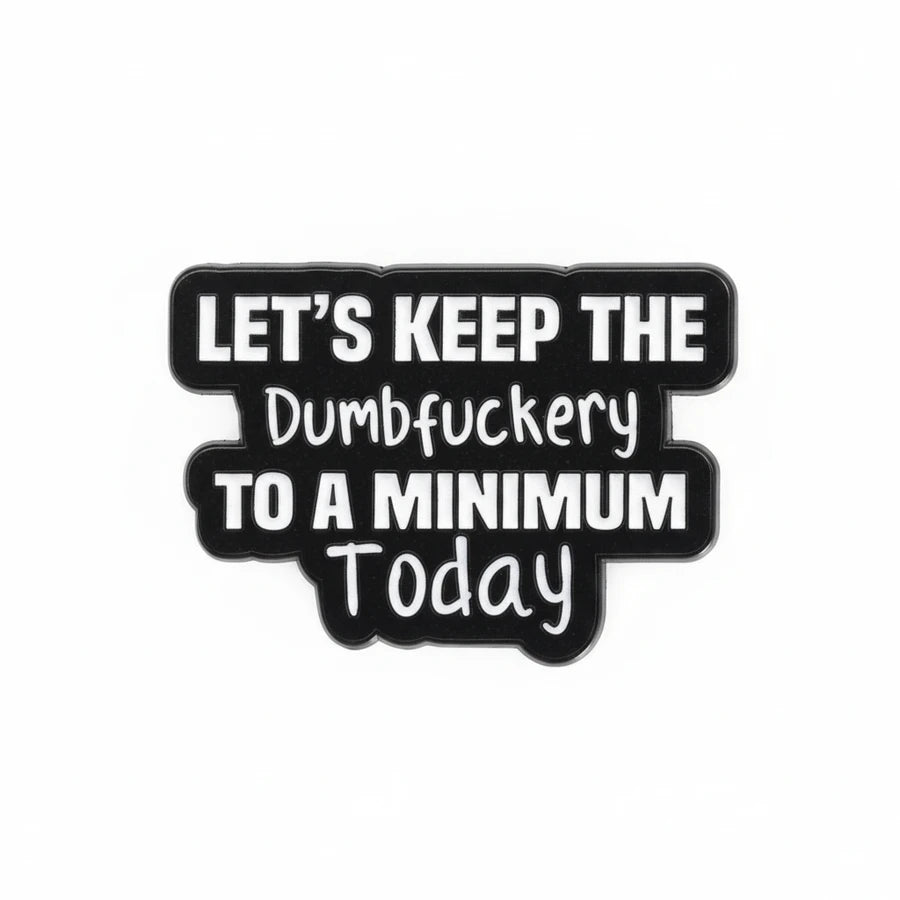 Black and white text sticker with motivational quote on a white background