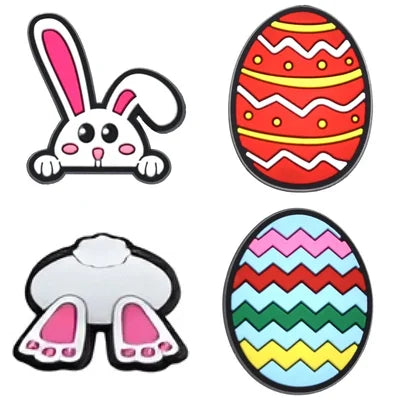 Easter Bunny and Easter Eggs Croc Charms for Crocs | Jibbitz 