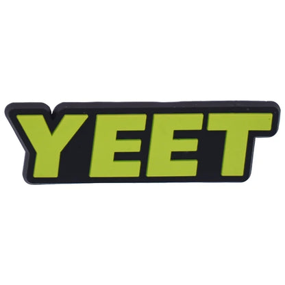 Gen Z Slang and Phrases Brainrot Bro Noob Noice Vibe Mood FOMO Gains Yeet Delulu Croc Charms for Crocs | Jibbitz