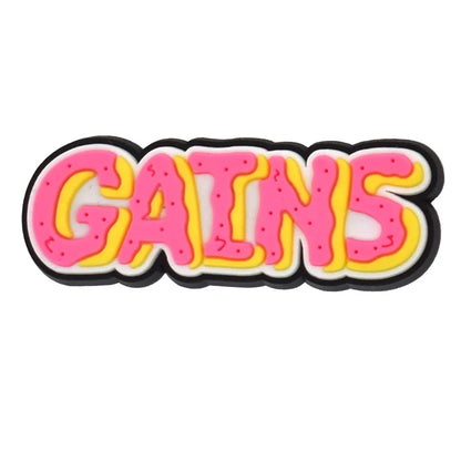 Gen Z Slang and Phrases Brainrot Bro Noob Noice Vibe Mood FOMO Gains Yeet Delulu Croc Charms for Crocs | Jibbitz