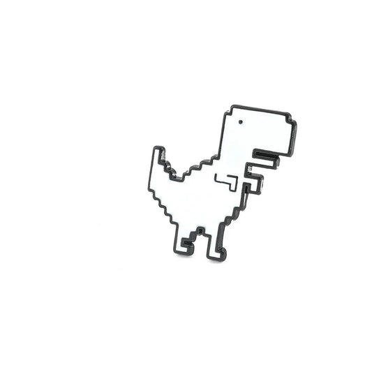 404 error dinosaur software engineering enamel pin