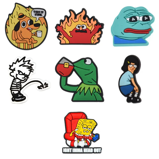 Famous Memes Croc Charms