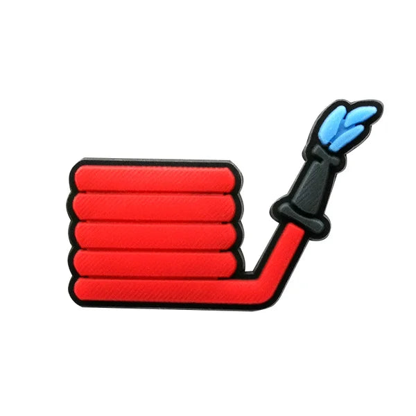 Fire Hose on a white background