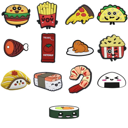 Fast Food and Sea Food Croc Charms for Crocs | Jibbitz