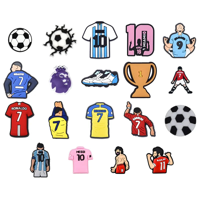 Football Croc Charms