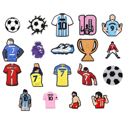 Football Croc Charms