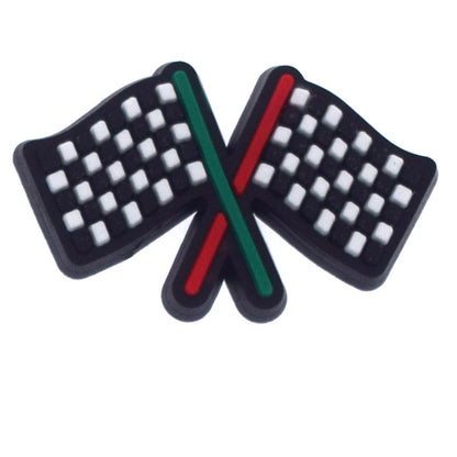 Formula 1 Finish Line Flags Croc Charm for Crocs | Jibbitz