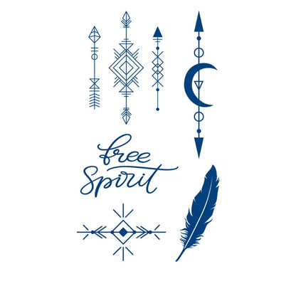 Free Spirit Semi-Permanent Jagua Tattoo Set