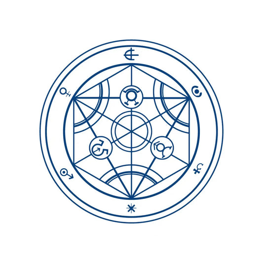 Fullmetal Alchemist Brotherhood Transmutation Circle Semi-Permanent Jagua Tattoo