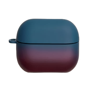 Navy Blue and Burgundy Gradient Hard Shell Galaxy Buds 3 and Galaxy Buds 3 Pro Cover
