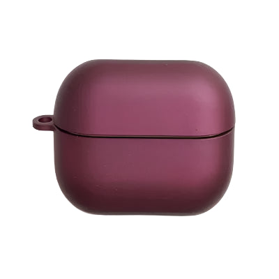Burgundy Hard Shell Galaxy Buds 3 and Galaxy Buds 3 Pro Cover