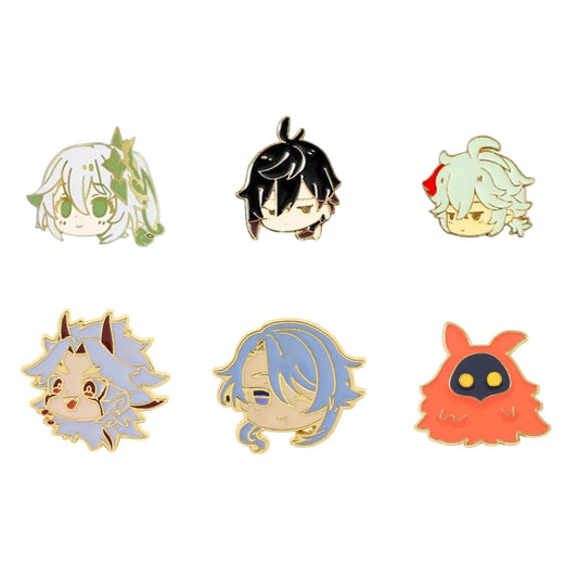 Genshin Impact Enamel Pins