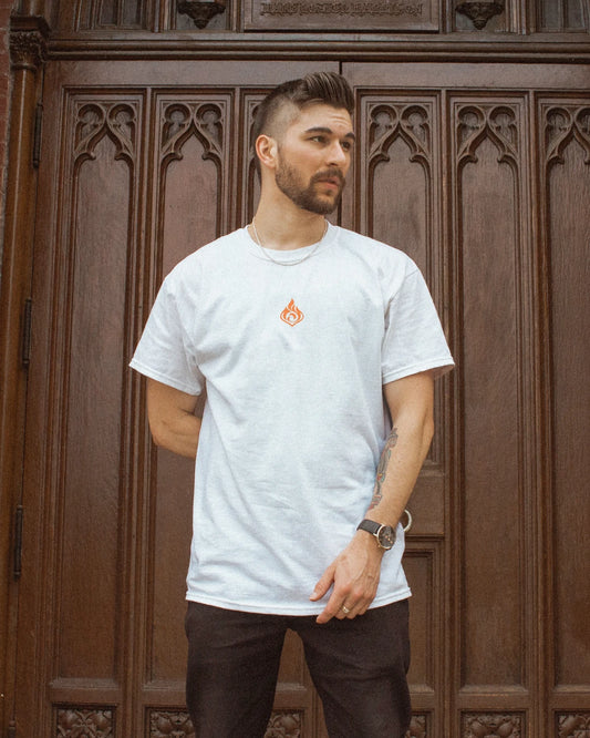 Genshin Impact Pyro White T-shirt