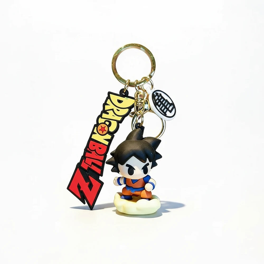 Keychain with character and 'Dragon Ball Z' logo on a white background