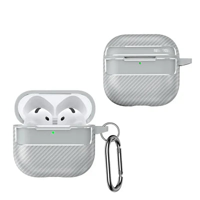 Gray Carbon Fiber Case for Apple Airpods 4th Generation