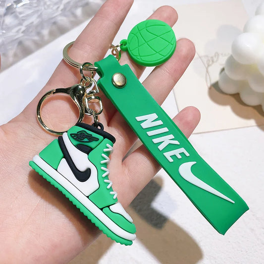 Green Nike Air Jordan 3D PVC Keychain