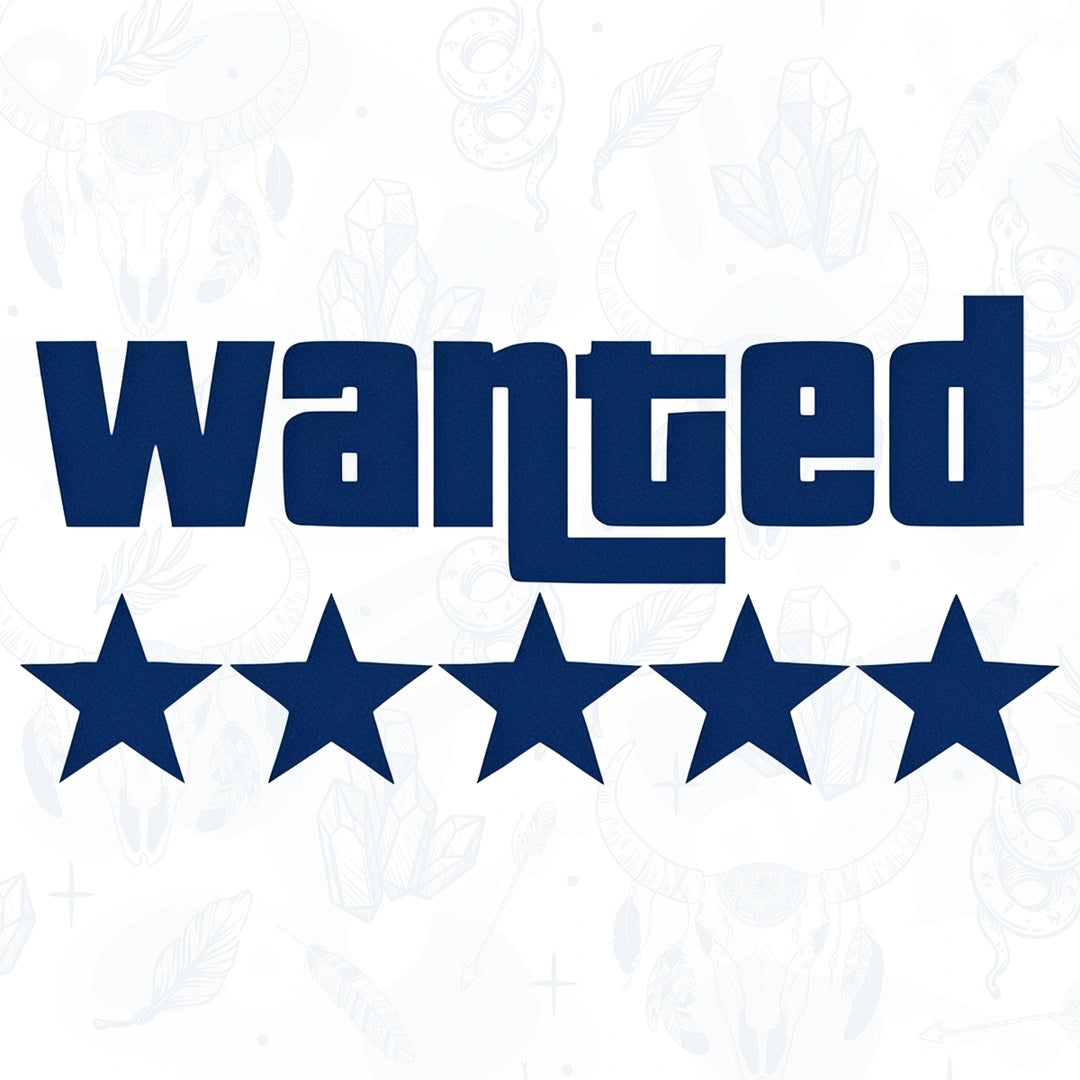 gta video game wanted 5 star semi permanent tattoo design from inkbee store lebanon