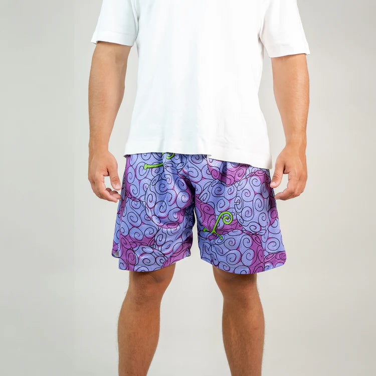 Gum Gum Devil Fruit One Piece Mesh Shorts