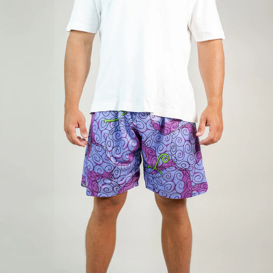 Gum Gum Devil Fruit One Piece Mesh Shorts