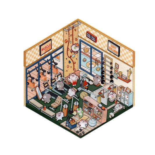 2.5D Gym DIY PET Sticker Set | Large | Easy