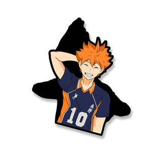 Lenticular Sticker - Haikyuu Hinata 3D Motion Sticker