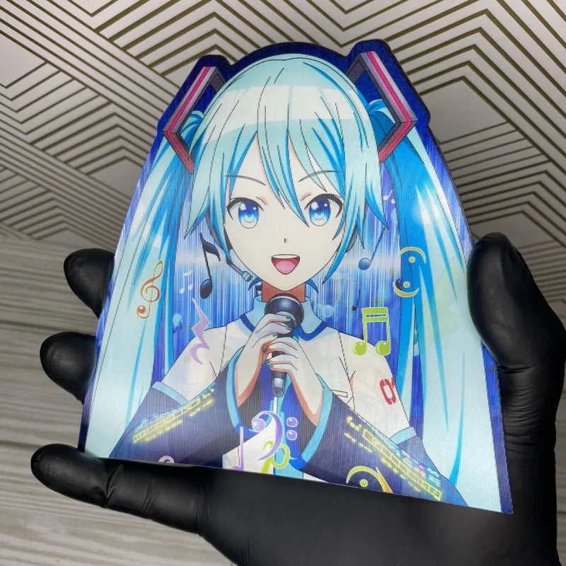 Hatsune Miku Lenticular 3D Motion Sticker (13.5 x 12.5 cm)