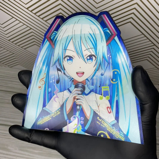 Hatsune Miku 3D Motion Sticker | 13.5 x 12.5 cm