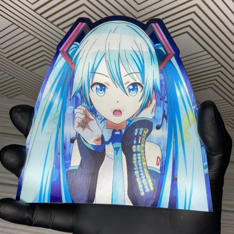 Hatsune Miku Lenticular 3D Motion Sticker (13.5 x 12.5 cm)