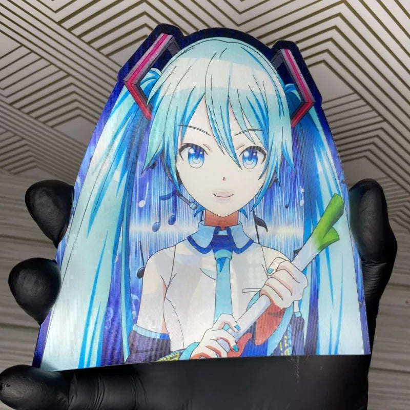 Hatsune Miku Lenticular 3D Motion Sticker (13.5 x 12.5 cm)