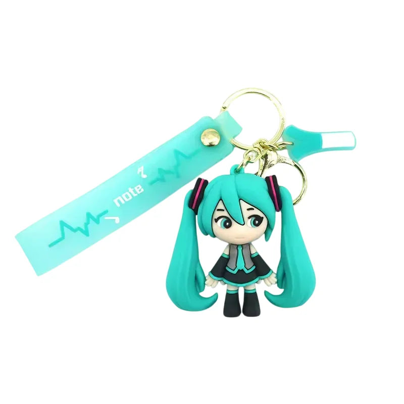 Hatsune Miku 3D PVC Soft Keychain