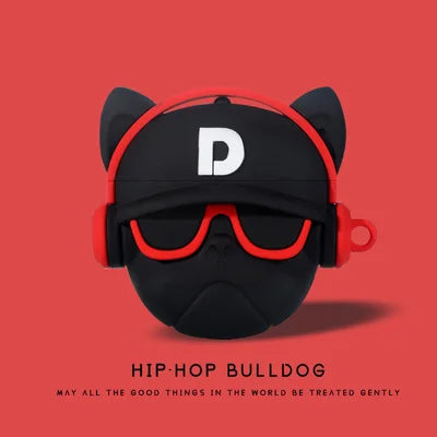Hip Hop Bulldog DJ Airpods Cover
