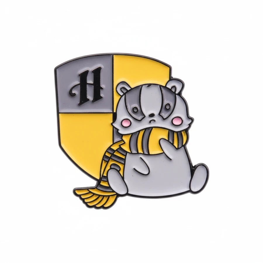 hufflepuff harry potter enamel pin design