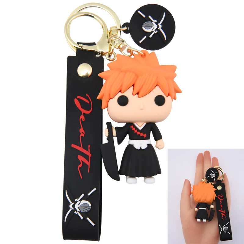 Bleach Ichigo Kurosaki 3D PVC Soft Kechain