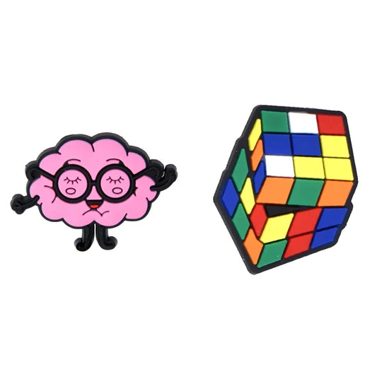 Smarty Pants Smart Intelligence Rubiks Cube Croc Charms for Crocs | Jibbitz