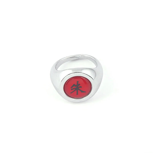 Itachi Uchiha Shu Kanji Crimson Ring