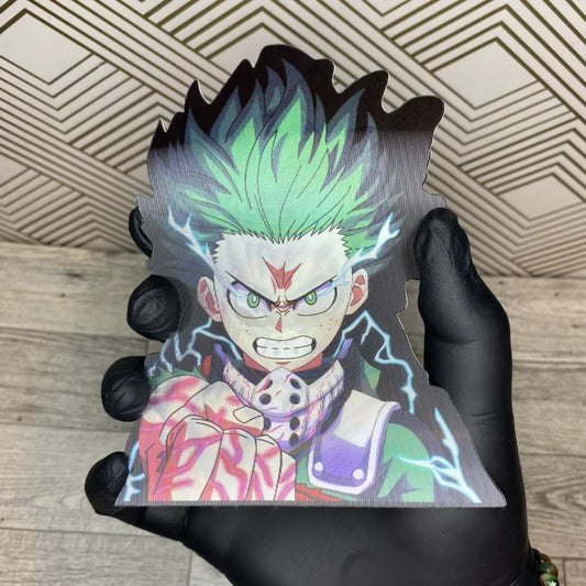 Deku Izuku Midoriya 3D Motion Sticker Car Decal Peeker 
