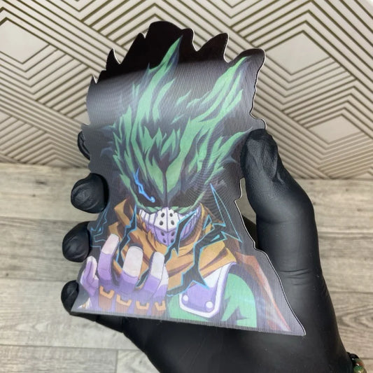 Deku Izuku Midoriya 3D Motion Sticker Car Decal Peeker 