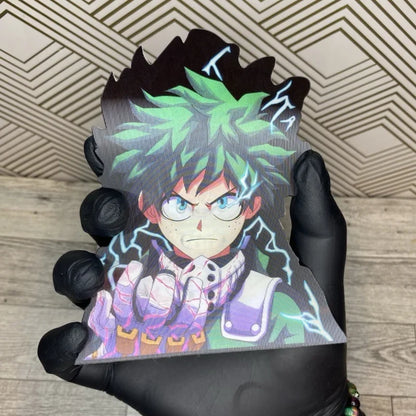 Deku Izuku Midoriya 3D Motion Sticker Car Decal Peeker 
