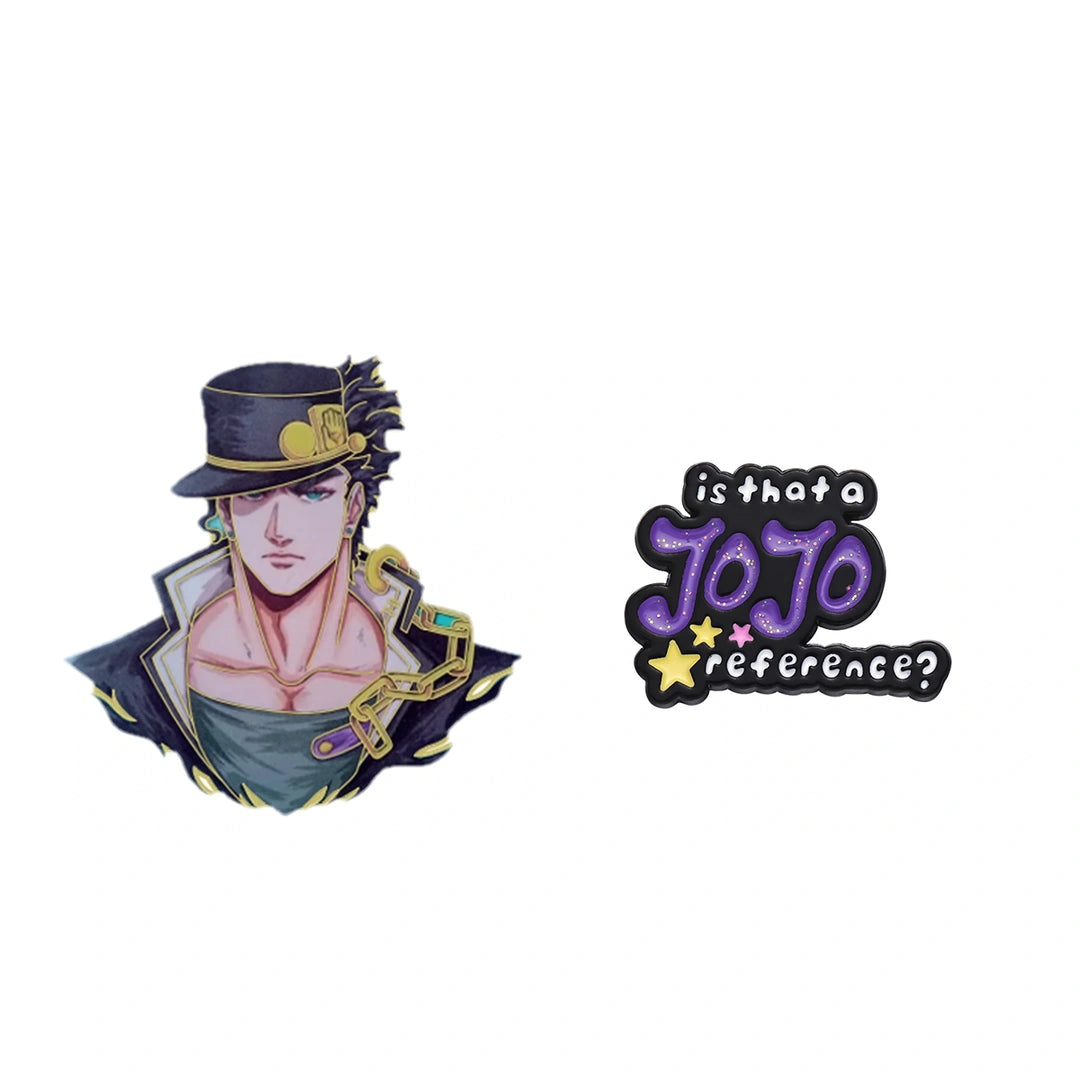 jjba enamel pin